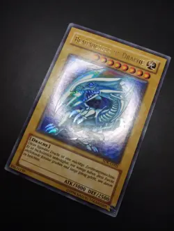 YUGIOH 2003 | BLUE-EYES W. DRAGON | SDK-G001 | OLD PRINT GERMAN | EXCELLENT - Image 3