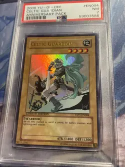 2008 YUGIOH! CELTIC GUARDIAN YAP1-EN004 ANNIVERSARY PACK PSA 7 ENGLISH - Image 3
