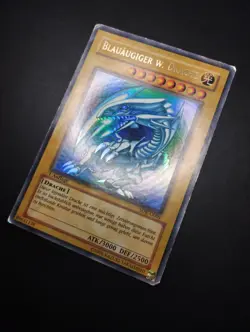YUGIOH 2003 | BLUE-EYES W. DRAGON | SDK-G001 | 1ST EDT | GERMAN | VG - GOOD (PL) - Image 3