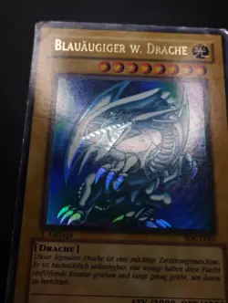 YUGIOH 2003 | BLUE-EYES W. DRAGON | SDK-G001 | 1ST EDT | GERMAN | VG - GOOD (PL) - Image 5