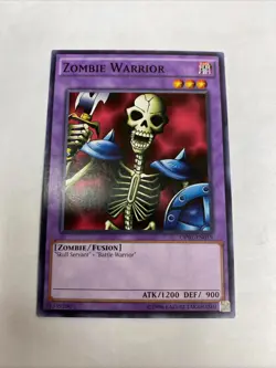 Yugioh - Zombie Warrior OP01-EN019 Common Short Print NM - Image 1