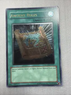 Yugioh! Ancient Rules - STON-EN037 - Ultimate Rare - LP - Image 1
