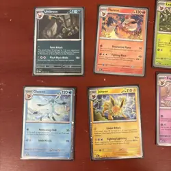 Prismatic Evolutions Costco 8 Mini Tin Cosmos Promo Cards SET #5 - Image 2