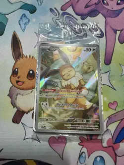 Pokemon TCG Eevee 173 Holo Promo Prismatic Evolutions Sealed Card - Image 1