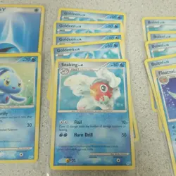 Pokemon Diamond & Pearl 2-Player Trainer Kit CARDS - MANAPHY 4/12 SWIRL - NM/LP - Image 4