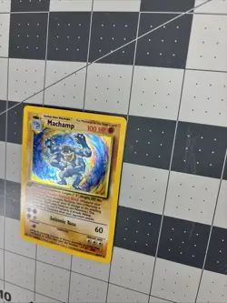 Pokemon TCG Machamp Holo 1st Edition Rare Card Base Set 8/102 - Image 2