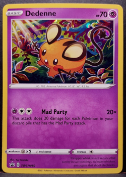 Dedenne SWSH080 Shining Fates Promo Holo Pokemon Pokemon Card English NM - Image 1