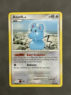 Pokemon TCG Azurill 69/130 Diamond & Pearl Non-Holo Card - Image 1