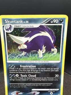 Skuntank 15/130 Diamond & Pearl Holo Rare Vintage Pokemon TCG Card - Image 2