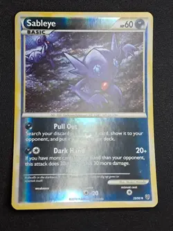 Sableye 35/90 HGSS Undaunted Reverse Holo Pokemon Card - NM - Image 1