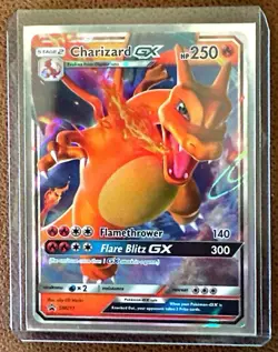 Pokemon Card - Charizard GX SM211 SM Sun & Moon Black Star Promo Holo - Image 1