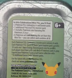 POKEMON TCG CELEBRATIONS OWLET, LITTEN, POPPLIO MINI TIN with 19 CARDS - Image 3