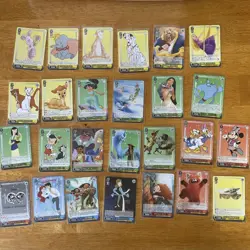 Disney 100 Weiss Schwarz 26 Cards Complete Set UNCOMMON Cards (DD) - Image 1