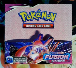 Pokemon TCG Fusion Strike Booster Box Empty - No Packs or Cards - Image 1