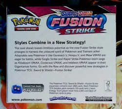 Pokemon TCG Fusion Strike Booster Box Empty - No Packs or Cards - Image 2