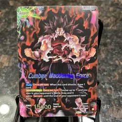 Cumber Maddening Force BT20-114 Leader Foil Dragon Ball Super Card Game | NM - Image 1