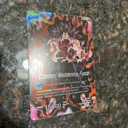 Cumber Maddening Force BT20-114 Leader Foil Dragon Ball Super Card Game | NM - Image 3