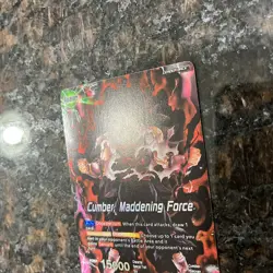 Cumber Maddening Force BT20-114 Leader Foil Dragon Ball Super Card Game | NM - Image 5