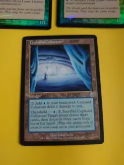 Druid Lyrist x2 FOIL Druid Odyssey & Cephalid Coliseum normal MTG 3 Card. - Image 2