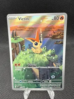 Victini Black Star Promo SVP208 NM+ Black Bolt White Flare Pokemon TCG Card - Image 1