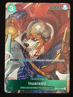 Inuarashi (OP01-034) (Box Topper) - Romance Dawn (OP01) - One Piece Card Game - Image 1