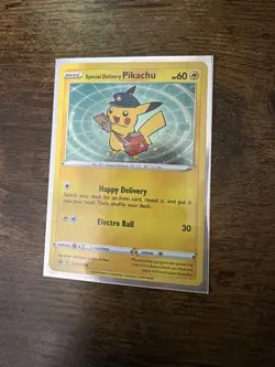 Special Delivery Pikachu SWSH074 SWSH: Sword & Shield Promo Cards Holo - Image 3