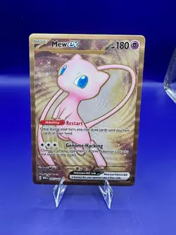 Mew ex NM Metal Promo Card 205/165 Ultra Premium Collection UPC Pokemon 151 NM - Image 1