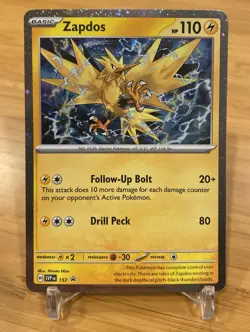 Zapdos - Promo Card - Pokemon TCG Scarlet & Violet Surging Sparks #157 - Image 1