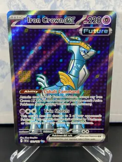 Iron Crown ex 191/162 Ultra Rare Temporal Forces Pokemon Card - Image 1
