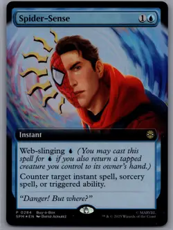 Spider-Sense #284 Buy-a-Box Promo Regular Foil MTG 25 Marvel's Spider-Man (SPM) - Image 1