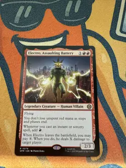 Electro, Assaulting Battery Marvel's Spider-Man Regular NM MTG - Image 1