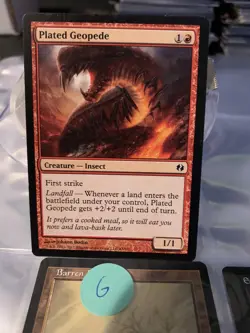 MTG Magic the Gathering Plated Geopede (45/79) DD Venser vs. Koth LP - Image 1