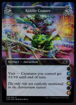 Kiddie Coaster 219/244 Common Foil Unfinity Magic The Gathering NM - Image 1