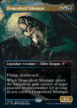MTG Magic the Gathering Dragonlord Silumgar (9/23) Secret Lair Showdown NM - Image 1