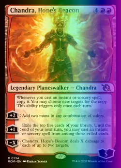MTG Chandra, Hope's Beacon (134/548) March of the Machine LP FOIL - Image 1