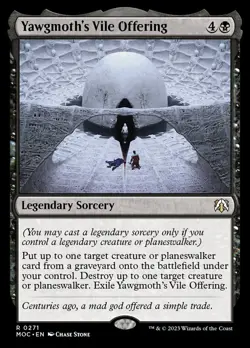 MTG Yawgmoth's Vile Offering (271/542) March of the Machine Commander NM - Image 1