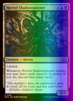 MTG Magic the Gathering Horrid Shadowspinner (188/703) Modern Horizons 3 LP FOIL - Image 1