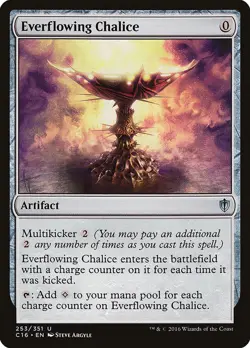 MTG Magic the Gathering Everflowing Chalice (253/392) Commander 2016 LP - Image 1