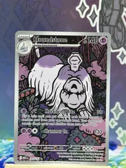 2025 Pokemon Mega Evolution Houndstone #145 Near Mint - Image 1