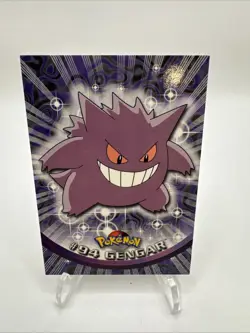 Pokemon #94 Gengar Card Topps 2000 TV Animation Edition Nintendo - Image 1