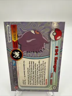 Pokemon #94 Gengar Card Topps 2000 TV Animation Edition Nintendo - Image 2