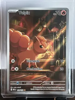 Vulpix Illustration Rare Pokemon Mega Evolution 138/132Near Mint - Image 1