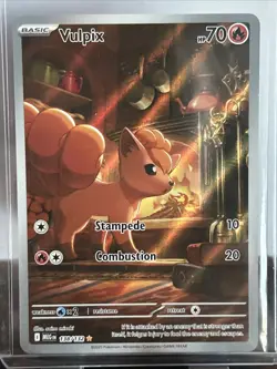 Vulpix Illustration Rare Pokemon Mega Evolution 138/132Near Mint - Image 3