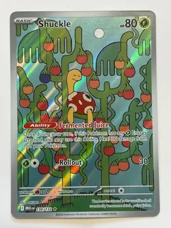Pokemon Shuckle 136/132 Illustration Rare NM Mega Evolution - Image 1