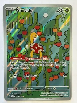 Pokemon Shuckle 136/132 Illustration Rare NM Mega Evolution - Image 2