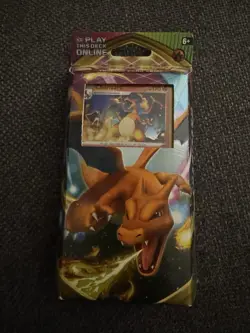Pokemon Vivid Voltage Charizard Theme Deck Promo Holo in Hand 2020 RARE 820650807572 - Image 1