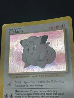 Clefairy 5/102 Holo Rare Unlimited WOTC Pokemon Base Set - Image 3