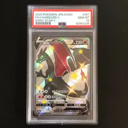 Charizard V 307/190 SSR Japanese Pokemon Shiny Star S4a - PSA Grade 10 MINT - Image 1