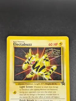 Electabuzz Rare Black Star Promo #2 WB First Movie 1999 Pokemon TCG WOTC - Image 3