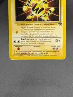 Electabuzz Rare Black Star Promo #2 WB First Movie 1999 Pokemon TCG WOTC - Image 4